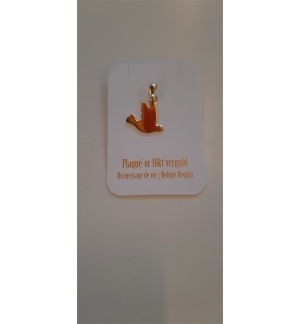 Pendentif colombe-Argent 925% plaqué or