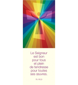 Signet avec verset : Le Seigneur est bon pour tous..