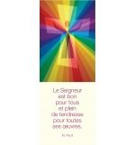 Signet avec verset : Le Seigneur est bon pour tous..