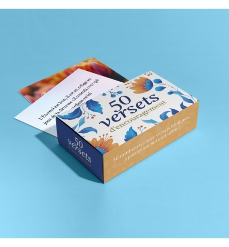 Lot de 50 mini-cartes d'encouragement
