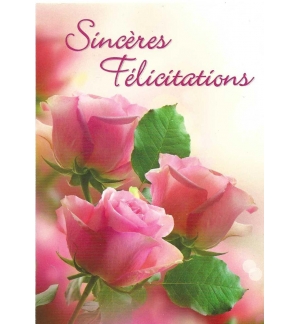 Carte "Félicitations"
