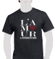 Tee shirt unisexe "L'amour, la plus grande des choses" Noir