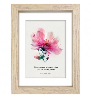 Mon cadre inspiration - Dieu est pour nous un refuge...