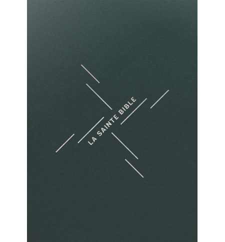 La Sainte Bible - Vert - Gros caractères