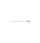 CHAINE FORCAT 1.2 MM 45CM PLAQUÉ OR