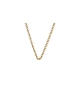 COLLIER PLAQUÉ OR MAILLE PETITE JASERON 45CM 