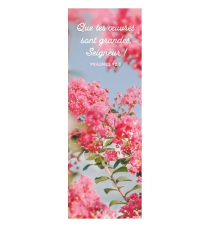 Signet Fleurs d'arbres roses