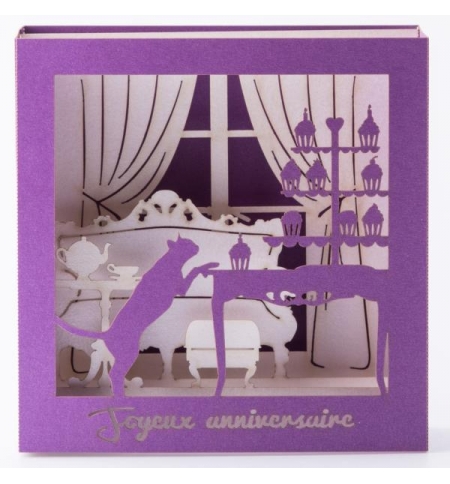 Carte CUPCAKE 3D