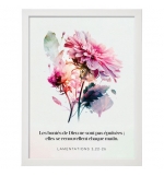 POSTER A4 avec cadre "Les bontés de Dieu…" - Lam.3, 22-26