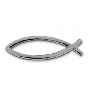 Pins Ichtus argenté