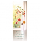 Signet Mobile pour bébé avec fleurs et oiseau