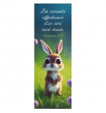 Signet Petit lapin debout dans l'herbe