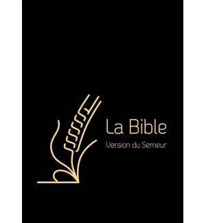 La Bible Version Semeur, avec gros caractères Couverture semi-souple textile noi