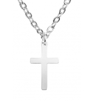 Chaîne argenté - "Bless you- Collection" - Croix
