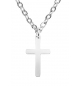Chaîne argenté - "Bless you- Collection" - Croix