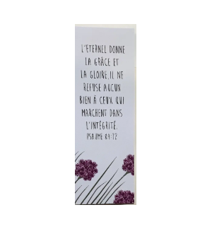  Signet Ciboulette Avec Verset Psaume 84v12