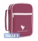 Housse pour Bible grenat "Je vous laisse ma paix" taille S