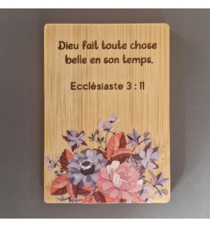 Magnet bambou – Ecclesiaste 3 : 11
