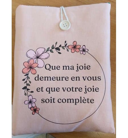 Pochette Bible large "Que ma joie demeure en vous..."