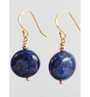 Boucles d'oreilles - Pierre bleu en kyanite