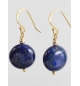 Boucles d'oreilles - Pierre bleu en kyanite