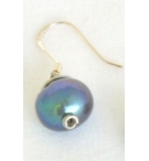 Boucles d'oreilles - Perles prunes