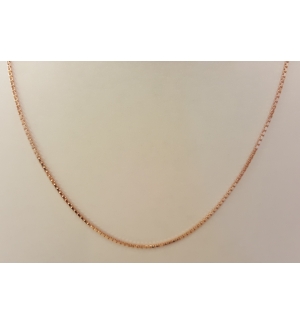 Chaîne vénitienne plaqué rosé