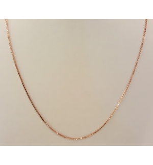 Chaîne vénitienne plaqué rosé 59cm