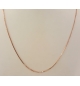 Chaîne vénitienne plaqué rosé 59cm