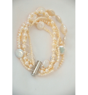 Bracelet - Nuée blanche