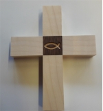 Croix Murale Bois Clair