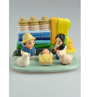 Crèche de Noël du Monde - Nativité Équateur