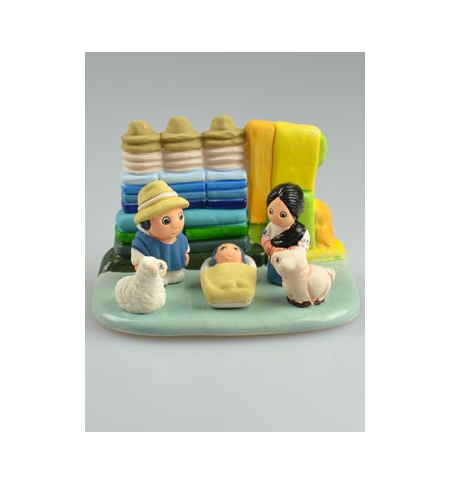 Crèche de Noël du Monde - Nativité Équateur