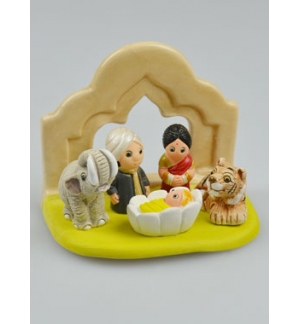 Crêche de Noel Inde