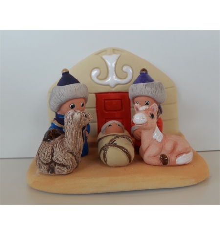 Personnage de Noel Mongole 