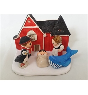 Crêche du monde - Islande 7x9 cm