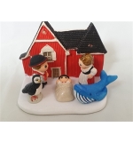 Crêche du monde - Islande 7x9 cm