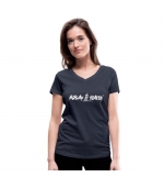 T-shirt manches courtes femmes "Highway to heaven" Noir
