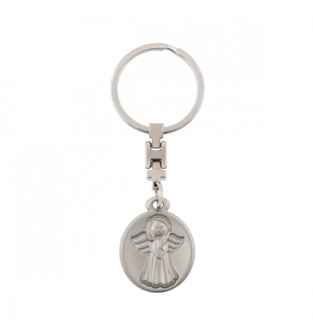 Porte-clé médaille "Ange"