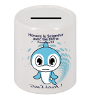 TIRELIRE CERAMIQUE DAUPHIN HONORE LE SEIGNEUR AVEC…PROV.3.9 