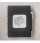 Carnet "Mon carnet de prière" noir et cuir 1