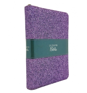 La Sainte Bible - Segond 1910 - Édition pailletée avec glissière - Paroles de Jé