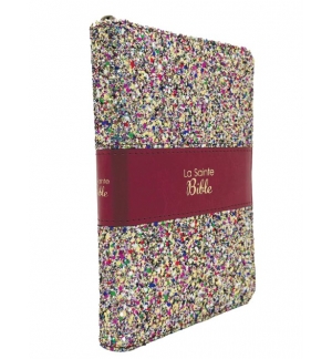 La Sainte Bible - Segond 1910 - Édition pailletée avec glissière - Paroles de Jé