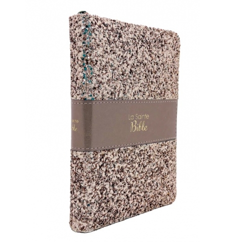 La Sainte Bible - Segond 1910 - Édition pailletée bronze avec glissière - Parole