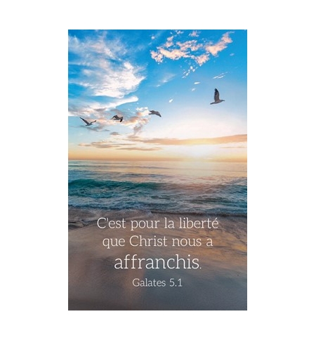 Carte calendrier Paysage 2026 5,5 x 8,5 cm.