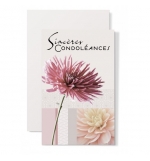 Mignonnette Condoléances Fleur rose foncée et claire