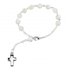 Bracelet - dizainier - perle nacre ronde