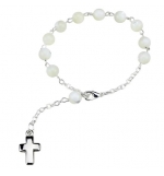 Bracelet - dizainier - perle nacre ronde