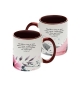 MUG BICOLORE FLORAL PSAUME 31.24