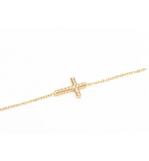 Bracelet - Prisca Couleur Or